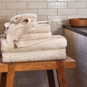 NWT Coyuchi Cloud Loom Undyed Wash Cloths Washcloths (SET of 2)